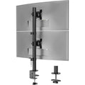 Metallo Bracci per monitor Nero Robusto