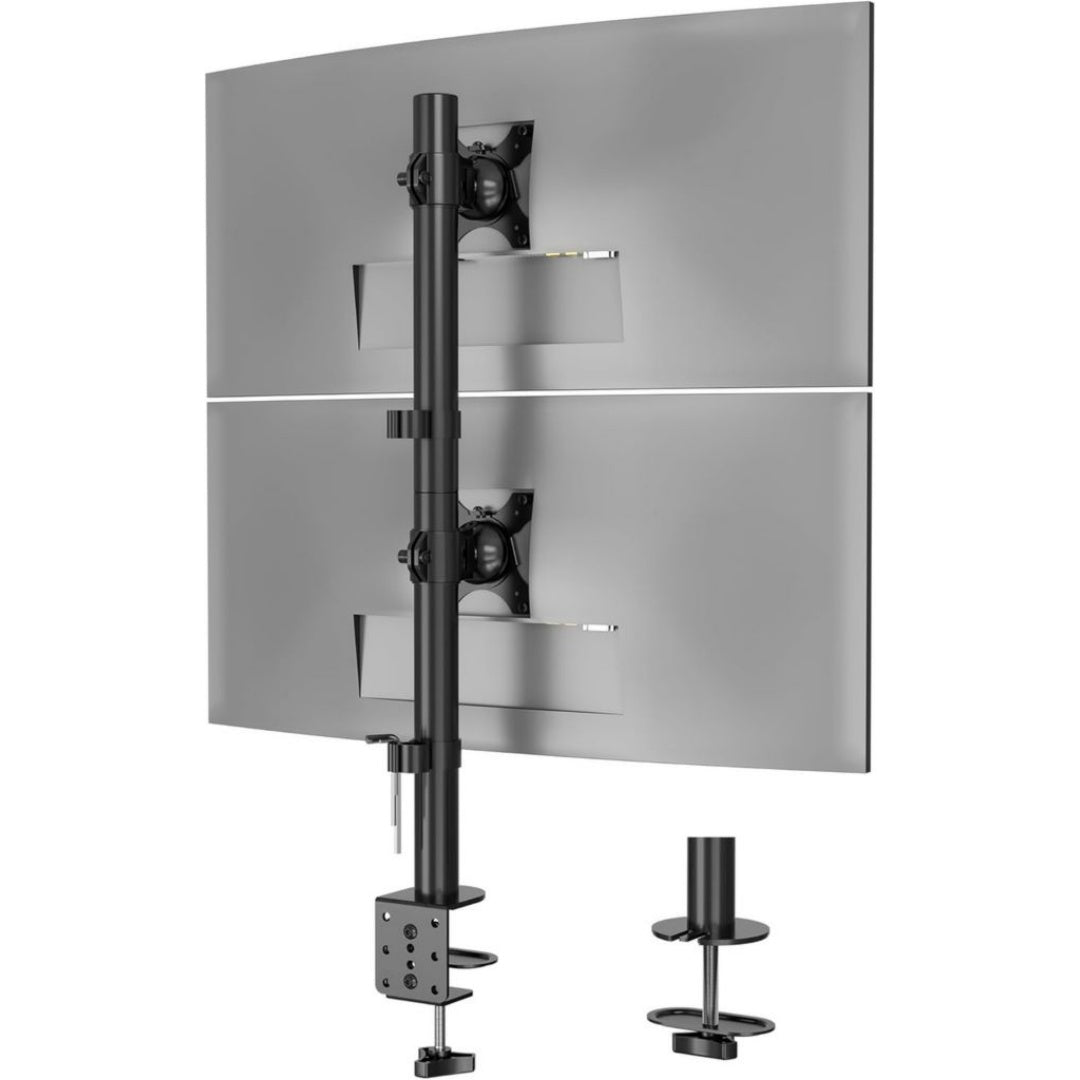 Metallo Bracci per monitor Nero Robusto