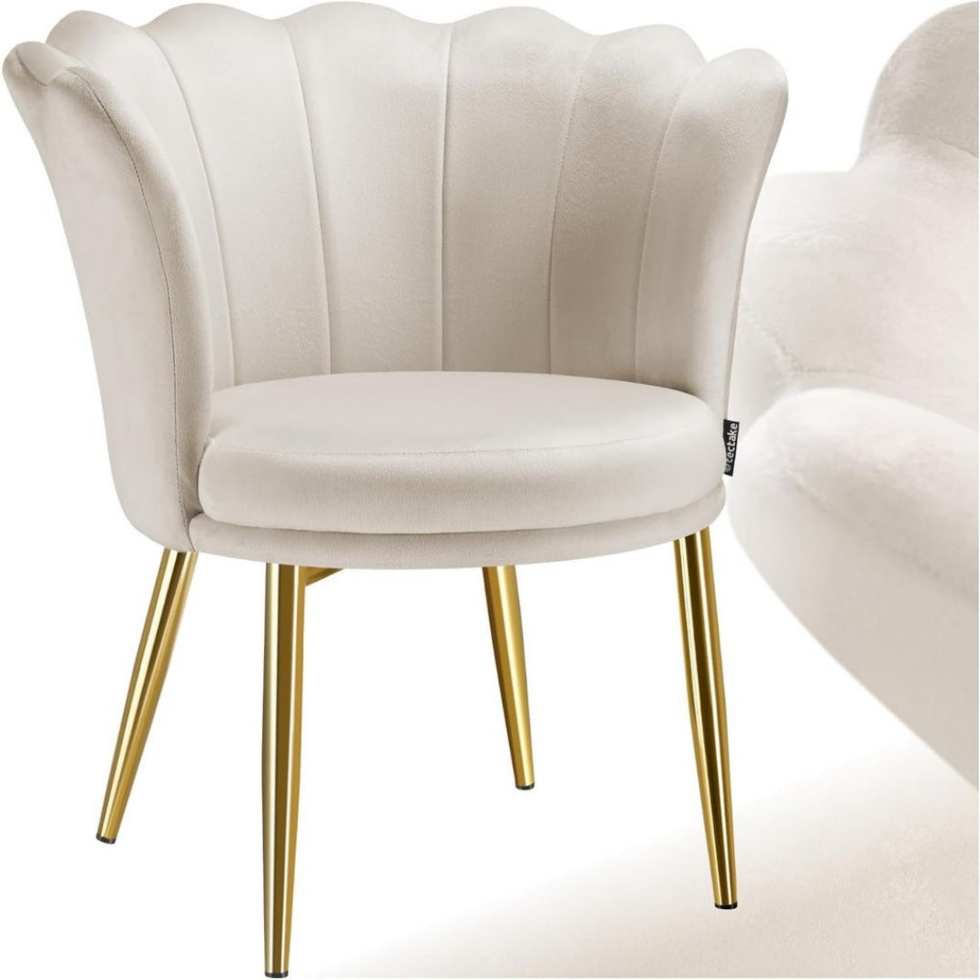 Tessuto Poltrone Crema Imbottito