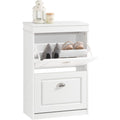Legno Scaffali portascarpe Bianco Regolabile