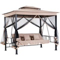Dondoli coperti Beige - Convertibile