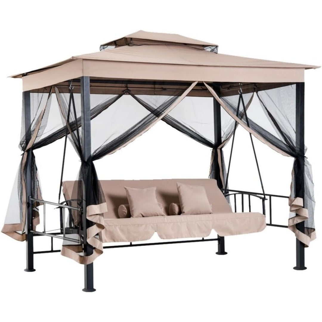 Dondoli coperti Beige - Convertibile