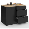 Legno Massello e Legno Credenze Nero