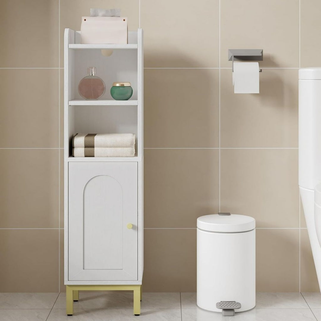 Mobili a colonna in Legno Bianco